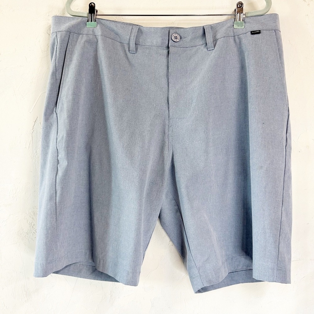 Travis Mathew Golf Shorts Mens 40 Blue Regular Fit Athletic Stretch Chino